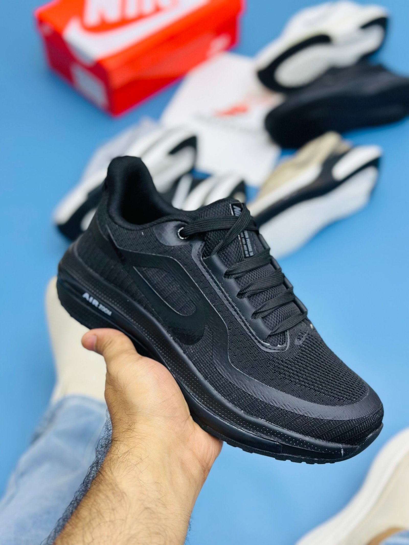 NK Air Zoom - Full Black - Image 2