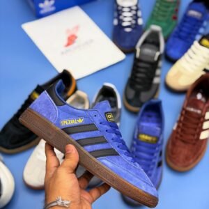 Spzl Classic Suede Gum Sole Sneakers - Navy